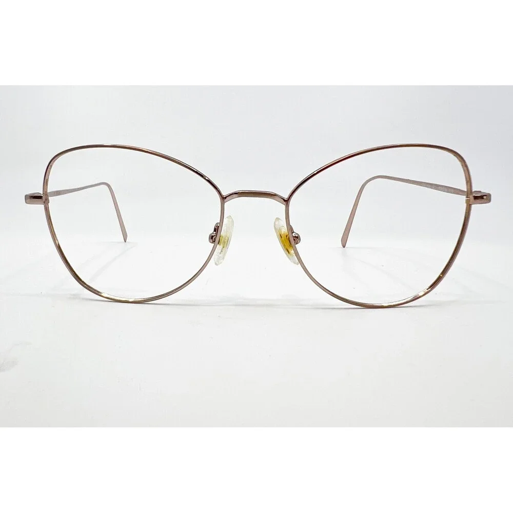 DKNY Eyeglasses Womens Rose Gold Cat Eye DK1002 272 53-18-135 53mm